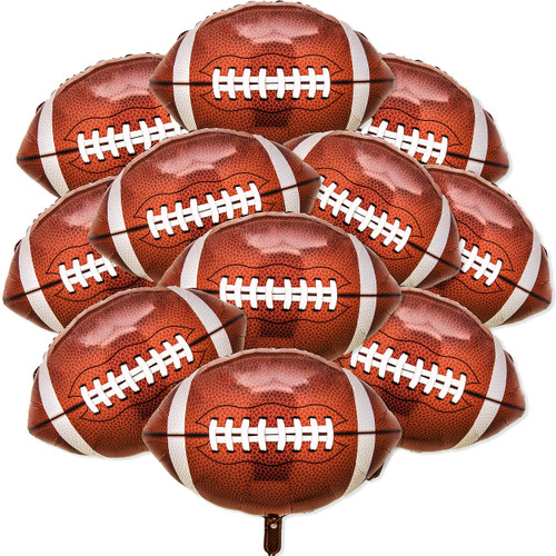 Football Balloons 12Pcs Football Superbowl Party Supplies Decorations Rugby Balloons Football Decorations for Sports Theme Football Theme Birthday Party Favors Decorations