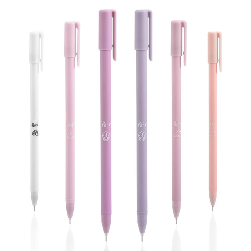 BAYTORY 6Pcs Cute Gel Pen, Quick Dry Ink Pen Fine Point Black 0.5mm, Creative Morandi Pens Smooth Writing for School Supplies Journaling Notetaking Stationery BAYTORY 6Pcs Cute Gel Pen, Quick Dry Ink Pen Fine Point Black 0.5mm, Creative Morandi Pens Smooth Writing for School Supplies Journaling Notetaking Stationery