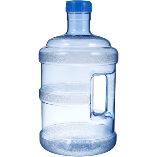Veemoon 5L Pure Water Bottle Jug with Screw Cap,Reusable Portable Water Bottle Jug Container for Outdoor Drinking Bathing Camping Hiking