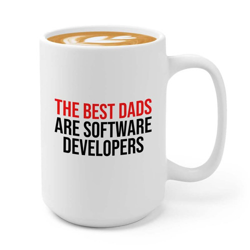 Flairy Land Software developers Coffee Mug 15oz White - dest dads Software developers - Software Engineering Dad Software Developer Computer Geek Gifts Network Engineer Computer Science