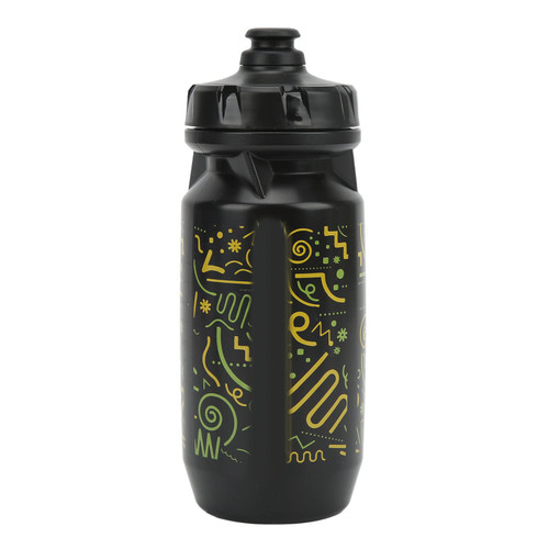 BORDSTRACT Sports Water Bottle, 550ml/18oz BPA Free Plastic Squeeze Water Bottle, Fits Bike Bottle Holder, for Cycling, Gym, Hiking(Black)