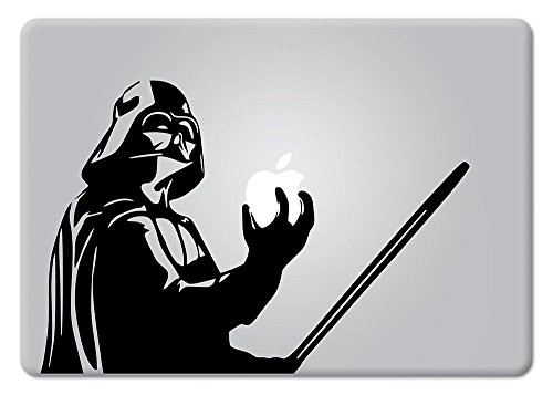 Star Wars Darth Vader Holding Vinyl Decal Apple Macbook Laptop (13" Macbook Air)