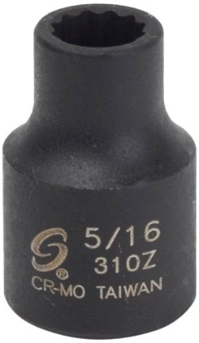Sunex 310z 3/8-Inch Drive 5/16-Inch 12-Point SAE Standard Impact Socket