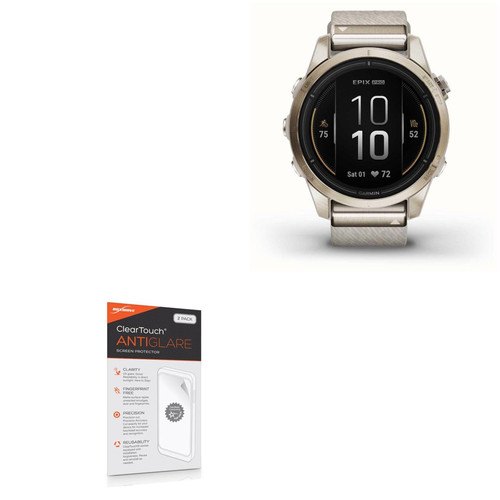 BoxWave Screen Protector Compatible with Garmin Epix Pro (Gen 2) 42mm - ClearTouch Anti-Glare (2-Pack), Anti-Fingerprint Matte Film Skin for Garmin Epix Pro (Gen 2) 42mm BoxWave Screen Protector Compatible with Garmin Epix Pro (Gen 2) 42mm - ClearTouch Anti-Glare (2-Pack), Anti-Fingerprint Matte Film Skin for Garmin Epix Pro (Gen 2) 42mm