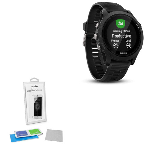 BoxWave Screen Protector Compatible with Garmin Forerunner 935 (Screen Protector by BoxWave) - ClearTouch Glass, 9H Tempered Glass Screen Protection for Garmin Forerunner 935 BoxWave Screen Protector Compatible with Garmin Forerunner 935 (Screen Protector by BoxWave) - ClearTouch Glass, 9H Tempered Glass Screen Protection for Garmin Forerunner 935