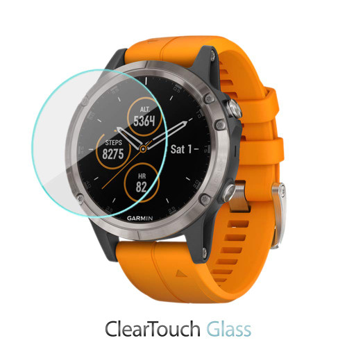 BoxWave Screen Protector Compatible with Garmin Fenix 5 Plus (47mm) (Screen Protector by BoxWave) - ClearTouch Glass, 9H Tempered Glass Screen Protection BoxWave Screen Protector Compatible with Garmin Fenix 5 Plus (47mm) (Screen Protector by BoxWave) - ClearTouch Glass, 9H Tempered Glass Screen Protection