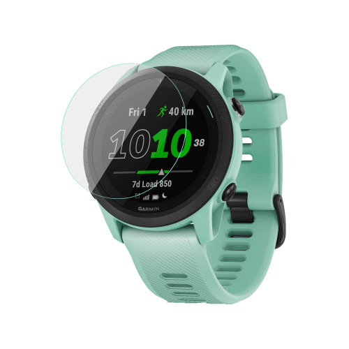 BoxWave Screen Protector Compatible with Garmin Forerunner 745 (Screen Protector by BoxWave) - ClearTouch Glass, 9H Tempered Glass Screen Protection for Garmin Forerunner 745 BoxWave Screen Protector Compatible with Garmin Forerunner 745 (Screen Protector by BoxWave) - ClearTouch Glass, 9H Tempered Glass Screen Protection for Garmin Forerunner 745