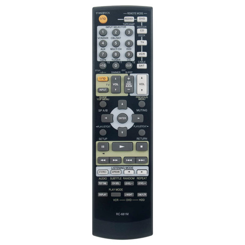 PerFascin RC-681M Replacement Remote Control fit for Onkyo AV Receiver TX-SR575 TX-SR505 TX-SR505E TX-SR8550 HT-R550 RC606S HTSR600 RC645S HT-S4100 HT-S4100S HT-SR700 HT-SR700S TX-SR304 TX-SR304S