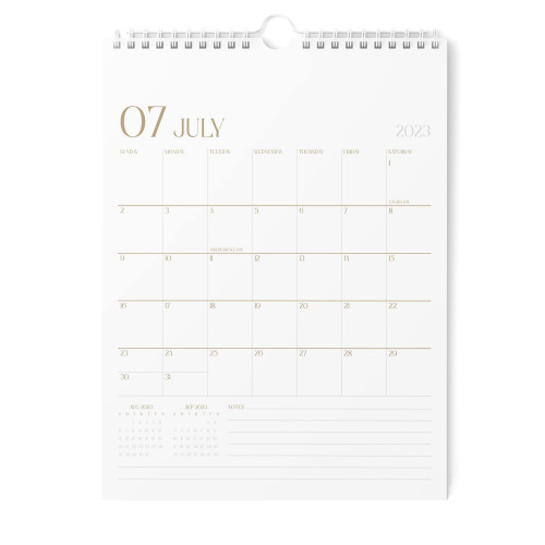 Calendar 2023-2024 - Vertical 8.5x11 2023 Wall Calendar Runs Until December 2024 - Easy Planning with the 2023 Calendar - Aesthetic Wall Calendar 2023-2024 Monthly - Karto - Stylish