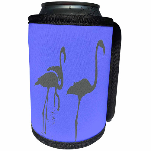 3dRose Minimalistic Three Flamingos Grey Silhouette On Blue - Can Cooler Bottle Wrap (cc-361024-1) 3dRose Minimalistic Three Flamingos Grey Silhouette On Blue - Can Cooler Bottle Wrap (cc-361024-1)