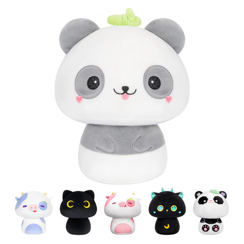 Mewaii 8 Inch Mushroom Plush, Panda Plush Pillow Soft Plushies Squishy Pillow, Panda Stuffed Animals Kawaii Plush Toys Decoration Gift for Girls Boys Mewaii 8 Inch Mushroom Plush, Panda Plush Pillow Soft Plushies Squishy Pillow, Panda Stuffed Animals Kawaii Plush Toys Decoration Gift for Girls Boys