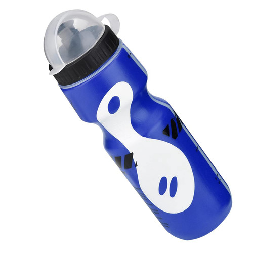 CHICIRIS Water Bottle 650Ml Water Bike Water Bottle Water, 650Ml Water Bottle With Bicycle Holder Cage Bracket For Cycling Mountain Bikes (Blue)