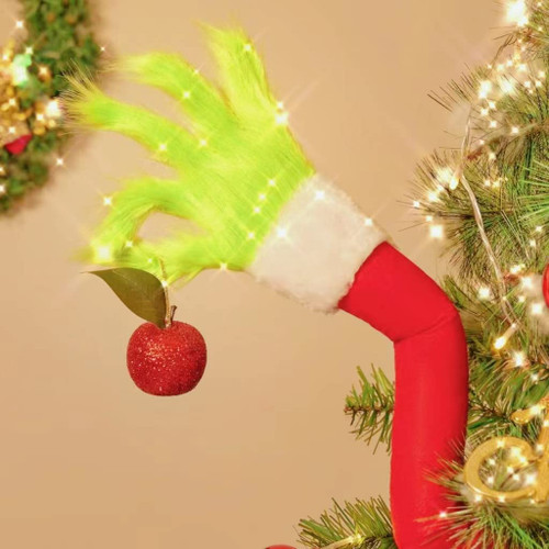 Christmas Elf Body Tree Decorations Elf Arms/Head/Legs for Stole Christmas Elf Stuffed Leg Stuck Elf Christmas Tree Decorations Christmas Tree Decor