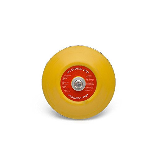 GP12711 Hook and Loop Rotary Backing Pad with 5/16''-20 Thread, Sanding or Polishing Backer Pad / Diameter 3 inch