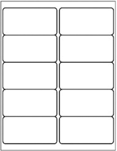 2"x4" Shipping Address Labels, FBA 10 Up Address mailing Labels, White Sticker Address Labels for Laser/Inkjet Printer (100 Sheets, 1000 Labels)