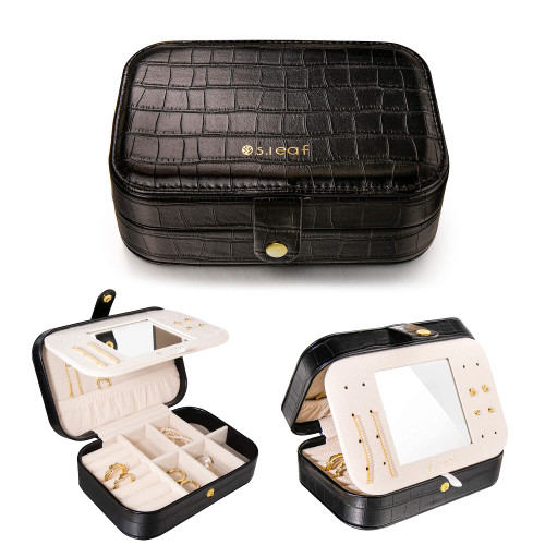 S.Leaf Travel Jewelry Organizer Travel Jewelry Boxes for Women Earring Organizer Small Jewelry Travel Case Box Portable Travel Jewelry Case Jewelry Organizer Travel Case S.Leaf Travel Jewelry Organizer Travel Jewelry Boxes for Women Earring Organizer Small Jewelry Travel Case Box Portable Travel Jewelry Case Jewelry Organizer Travel Case