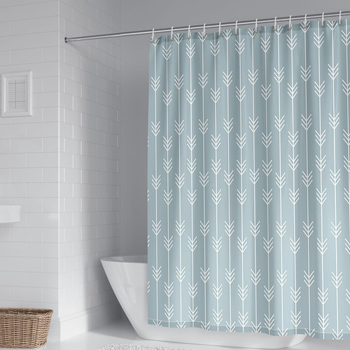 Beydodo 36x72 Bathroom Shower Curtains, Bathtub Shower Curtain Polyester Western Decor Shower Curtain Simple Arrows Pattern