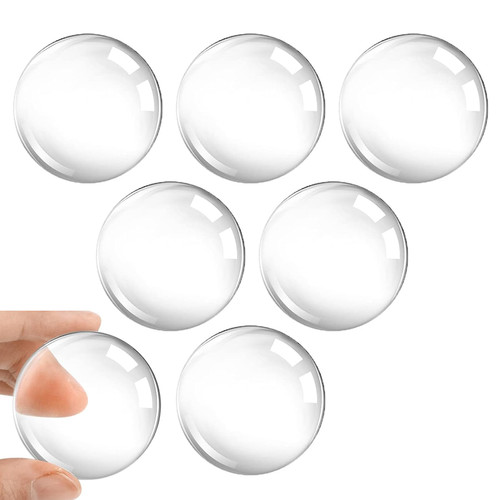 6pcs Door Stopper Wall Protector, Strong Back Adhesive Door Knob Wall Protector, with Self Strong Adhesive, Quiet, Shock Absorbent Gel for Home, Office, Wall Protector from Door Knobs