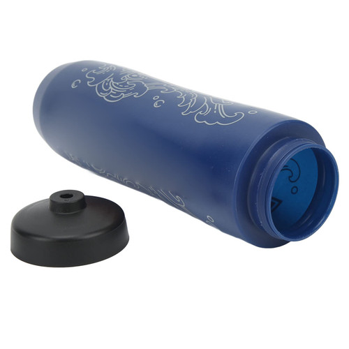 DAUERHAFT Bike Water Bottle, Portable Cycling Sports Kettle Lightweight 1000ml for Hiking(Blue)