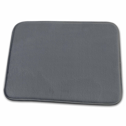 3dRose Kultjers Colors - Color dim grey - Dish Drying Mats (ddm-284798-1)