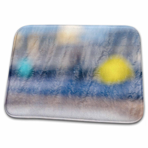 3dRose Image of soft blurry colorful reflections in a curtained... - Dish Drying Mats (ddm-285871-1)