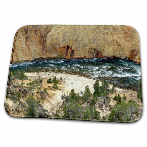 3dRose The Yellowstone River from Lookout Point, Yellowstone NP,... - Dish Drying Mats (ddm-333316-1) 3dRose The Yellowstone River from Lookout Point, Yellowstone NP,... - Dish Drying Mats (ddm-333316-1)