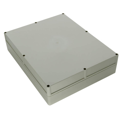 Heyiarbeit Project Box IP67 Waterproof Junction Box ABS Plastic Grey Electrical Boxes DIY Electronic Project Case Power Enclosure 10.63"x13.39"x3.15" (270x340x80mm)