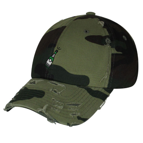 JPAK Champagne Bottle Vintage Dad Hat Frayed Embroidered Cap Drink