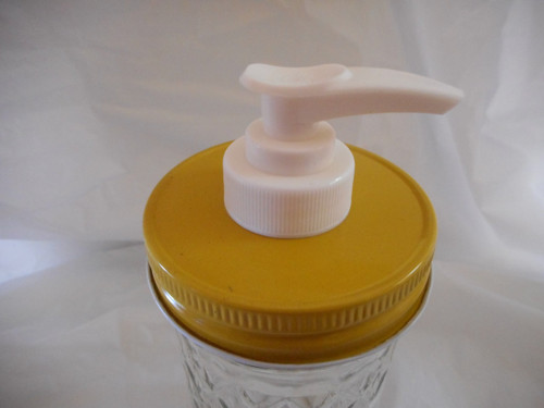 Mason Jar Lotion/Soap Dispenser - Golden Yellow Single Pack