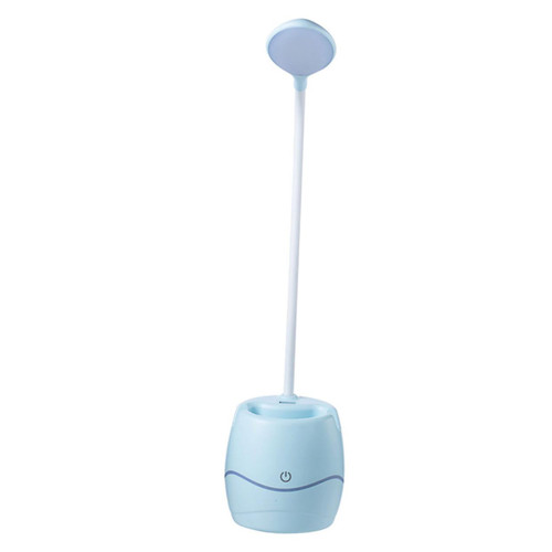 Holibanna Touch Table Lamp Battery Table Lamps Touch Bedside Lamp USB Lamp Study Lamp Touch Bedside Lamps Eye Protection Lamp LED Desk Lamp Learning Lamp Night Light Blue Battery Nightlight