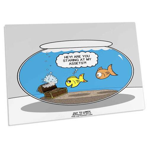 3dRose Fishbowl Assets - Desk Pad Place Mats (dpd-61673-1)