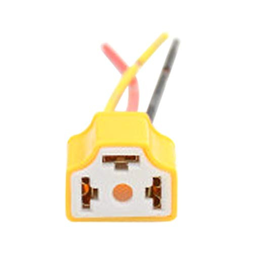 Davitu Cables, Adapters & Sockets - Car Auto Truck Ceramic Headlight Extension Connector Plug Socket Wire Adapter Light Lamp Socket