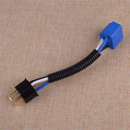 Davitu Cables, Adapters & Sockets - CITALL 1Pc Universal H4 Bulb Ceramic Wire Wiring Harness Headlight Socket Connector Plug Extension