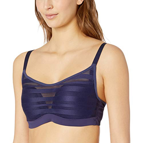 Le Mystere Women's Active Balance Sport Bra, Midnight Blue , 36D