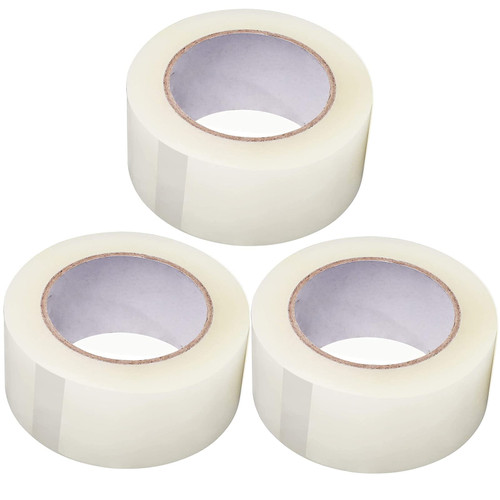 Clear Carton Sealing Packing Heavy Duty Packaging Tape for Moving Boxes Shipping Office and Storage Commercial Grade 2.0mil Thickness 110 Yards Length 2 inches Wide (3)