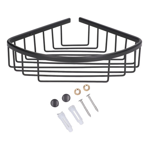 ELINP Bathroom Organizer Shower, Triangular Bathroom Shelf Stainless Steel Kitchen Bathroom Corner Storage Rack Bathroom Shower Holder Rack for Home