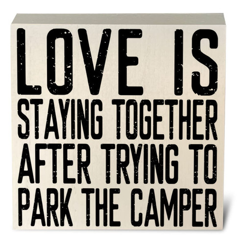 Camper Accessories for Travel Trailers Camper Decor Camping Decor RV Decor Vintage Wooden Box Sign for Tabletop Desk Home Shelf Mantel Decor Camper Room Decor