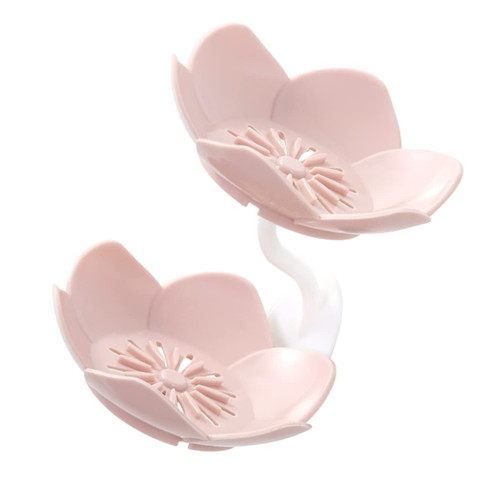 Cabilock 1 Set Box Double Layer Soap Dish Bath Soap Holder Suction Cup Hook Pink Containers Adhesive Soap Dish Shower Soap Case Bar Soap Dish Creative Soap Box Shower Soap Holder Sponge Tub