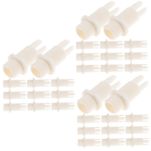 Rg11 Connectors 300 pcs Strain Grip Rg Chandelier Wire Connector Relief Locker Fixtures Anti-pull Thread Light Cable Clip Ceiling Connectors Gland Cord Fixing