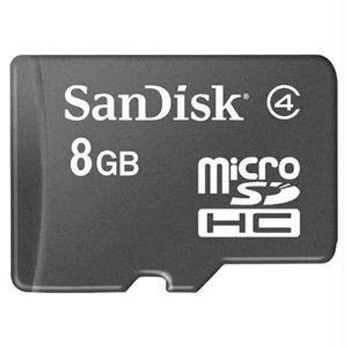 SanDisk 8GB Micro SDHC Memory Card with SD Adapter