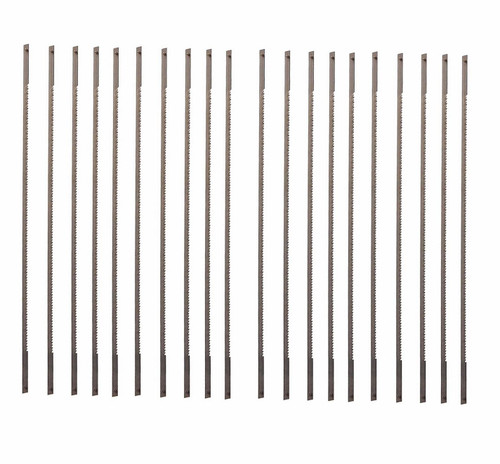FOXBC Coping Saw Blades for Metal Cutting, 6-1/2 Inch, 24TPI - 20 Pack