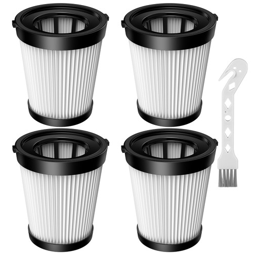 4 Pack FSV001 HEPA Filter Compatiable with Fabuletta FSV101, FSV001, VacLife VL732, Girnoor G160&G165, Afoddon A300, Lubluelu 202, Oraimo OSV-102, Besswin W26 Cordless Stick Vacuum Cleaners