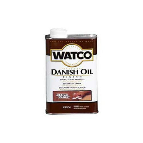 Watco 65951 Danish Oil Wood Finish, Pint, Medium Walnut