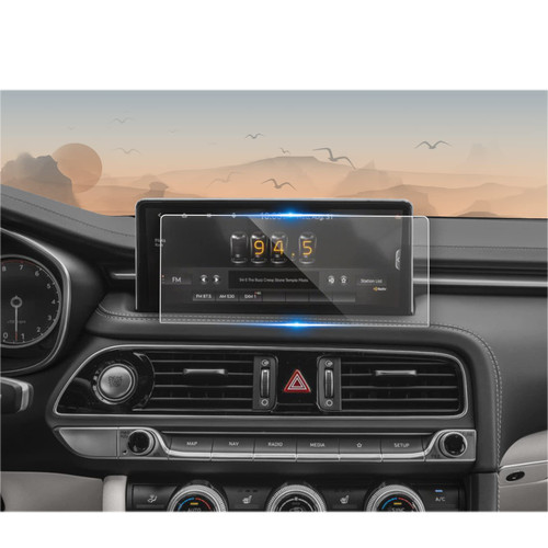 CDEFG Tempered Glass Screen Protector for 2022 2023 Genesis G70 2.0T and 3.3T 10.25-Inch Touch Screen Infotainment, Navigation Radio Information Display Protective Screen Cover (10.25-Inch)
