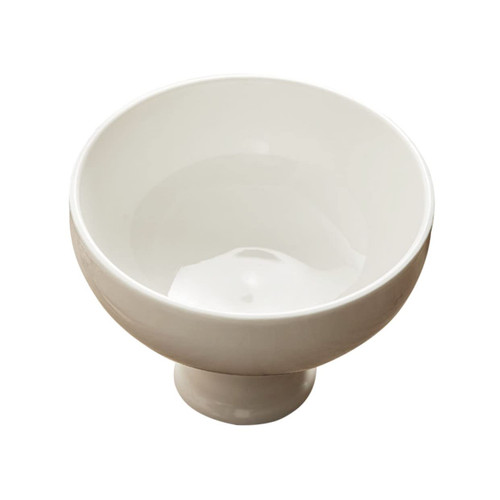 BESTOYARD ceramic fruit basket ceramic fruit bowl dessert bowls white fruit bowl japanese soup bowls candy container Footed Ice Cream Cup Pastry Holding Bowl Home Ceramic Bowl snack bowl nut