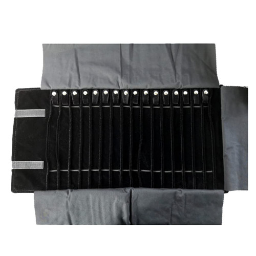 DOITOOL Travel Jewelry Case Roll Bag Organizer for Necklace Earrings Ring Bracelet, Jewelry Organizer, 16 Hook, Black DOITOOL Travel Jewelry Case Roll Bag Organizer for Necklace Earrings Ring Bracelet, Jewelry Organizer, 16 Hook, Black