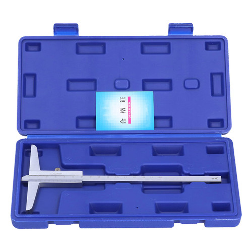 Depth Vernier Caliper Metal Gauge 0.02mm High Accuracy Micrometer Vernier Caliper Measuring Tool(0?150mm)