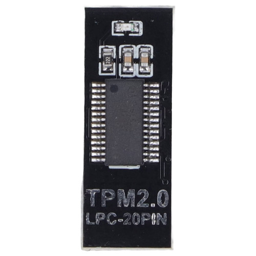 Black LPC 20Pin TPM Security Module Suitable for WIN11 Encryption Security Module Upgrade Test Computer Motherboard Components
