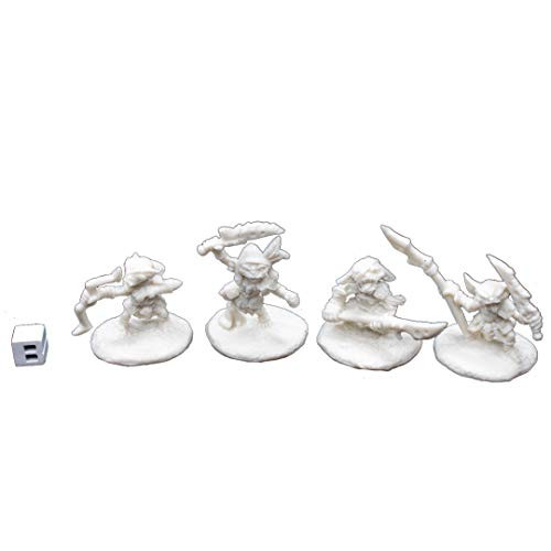 Reaper 89003: Goblin Warriors (4) Pathfinder Bones Plastic Miniature Reaper 89003: Goblin Warriors (4) Pathfinder Bones Plastic Miniature