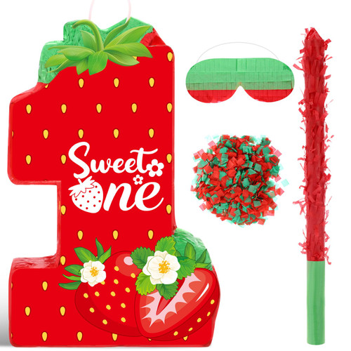 Aoriher Summer Number Pinata Strawberry Birthday Pinata Sweet Ice Cream Pinata with Stick Blindfold Confetti for Girls Summer Theme Birthday Babyshower Party Game Supplies Decor Aoriher Summer Number Pinata Strawberry Birthday Pinata Sweet Ice Cream Pinata with Stick Blindfold Confetti for Girls Summer Theme Birthday Babyshower Party Game Supplies Decor